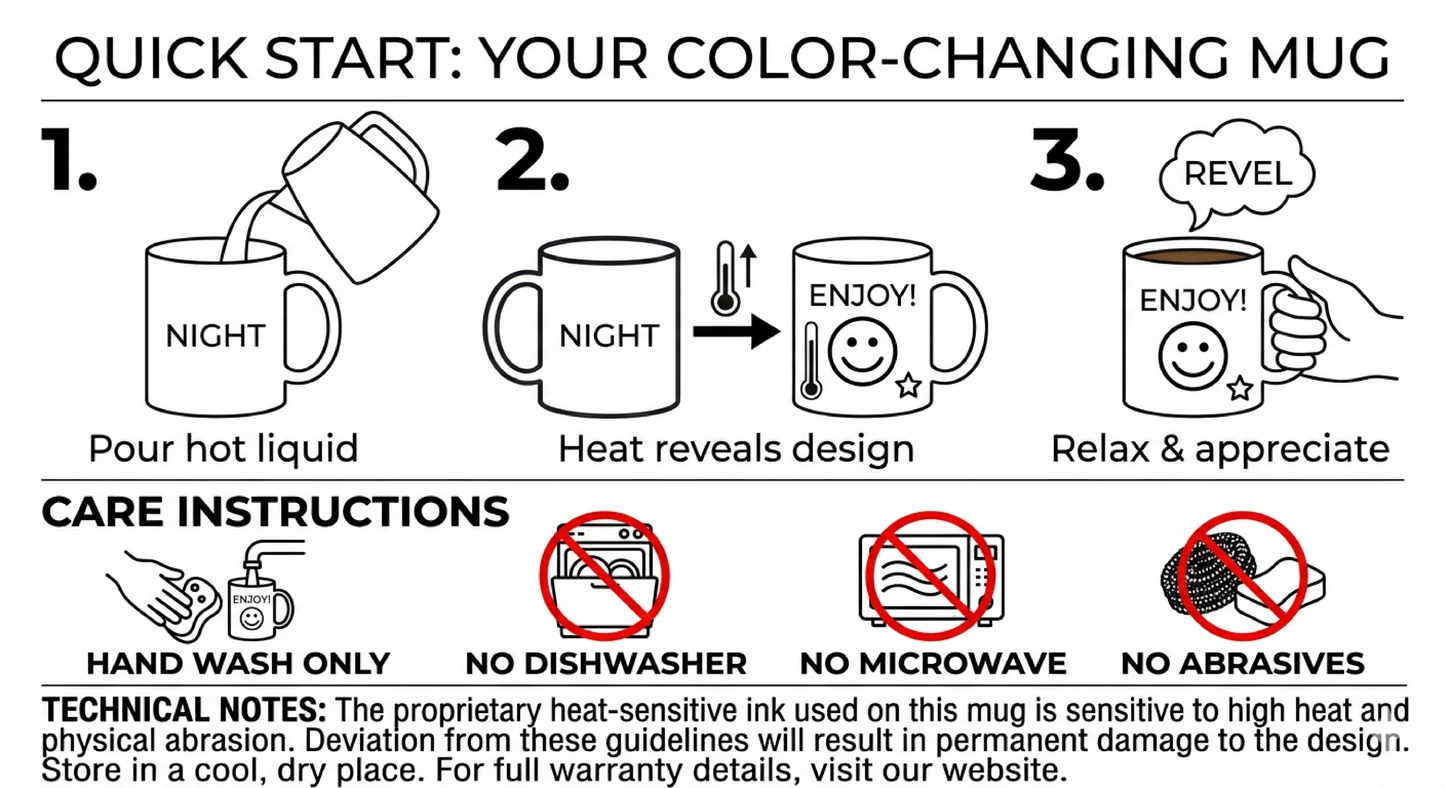 11oz. Magic Mug (Heat-Sensitive)